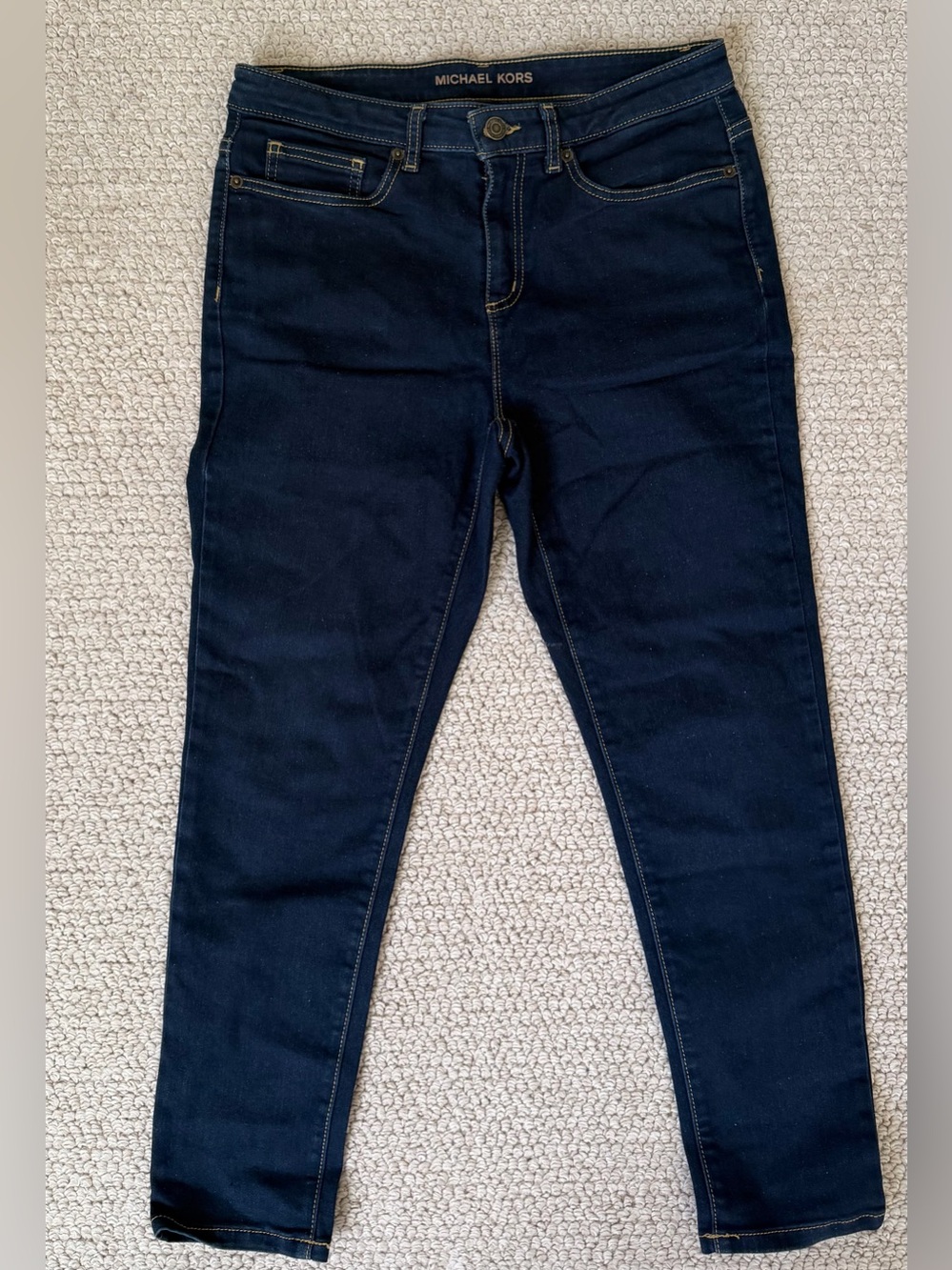 Michael Kors Navy Skinny Jeans for Women Size 8